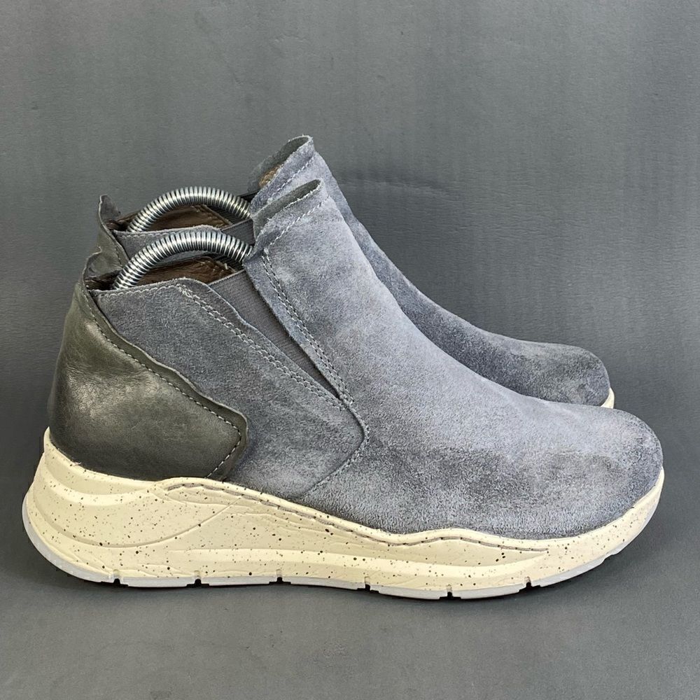 Bionica Women's Oana Denim Suede Bootie shoes size 10